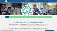 Desktop Screenshot of centroveterinarioconfivet.com